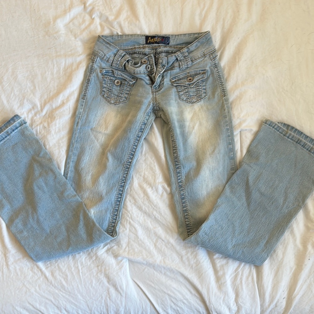 Low rise angel jeans. Size S/0